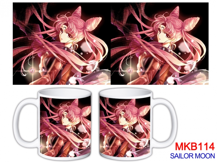 sailormoon Anime color printing ceramic mug cup price for 5 pcs MKB-114