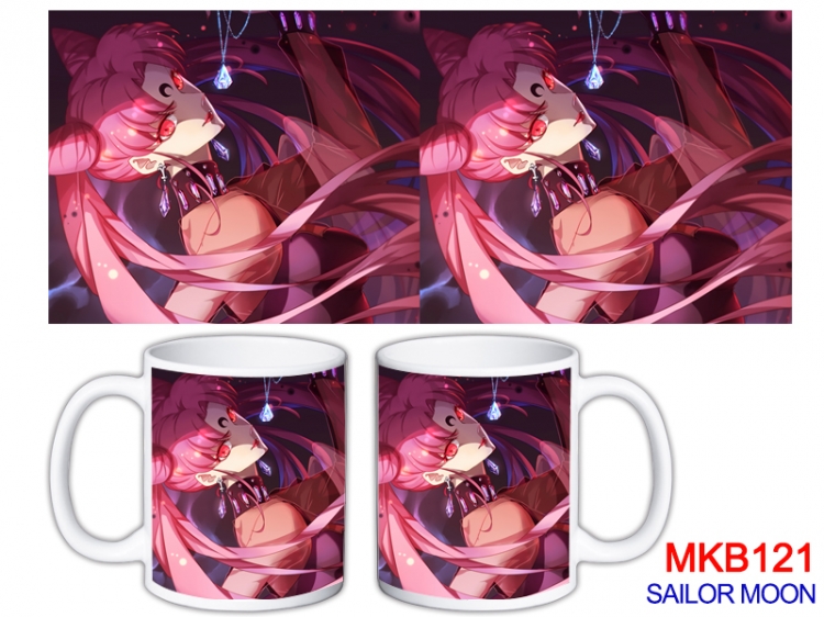sailormoon Anime color printing ceramic mug cup price for 5 pcs MKB-121