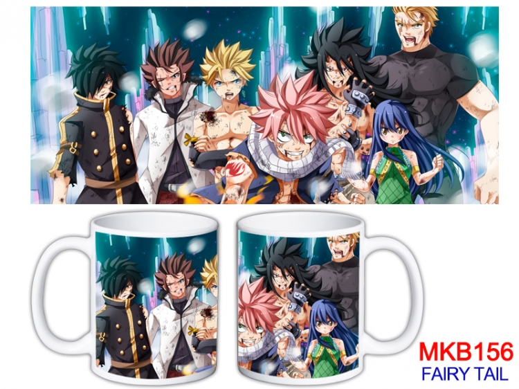 Fairy tail Anime color printing ceramic mug cup price for 5 pcs MKB-156