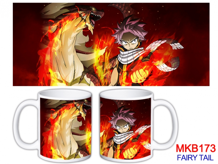 Fairy tail Anime color printing ceramic mug cup price for 5 pcs MKB-173
