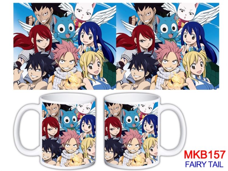Fairy tail Anime color printing ceramic mug cup price for 5 pcs MKB-157