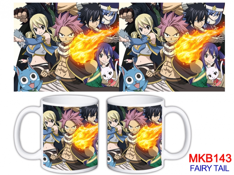 Fairy tail Anime color printing ceramic mug cup price for 5 pcs MKB-143