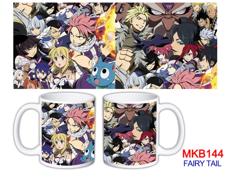 Fairy tail Anime color printing ceramic mug cup price for 5 pcs MKB-144