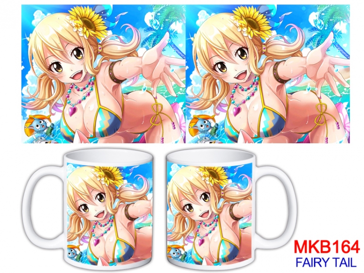 Fairy tail Anime color printing ceramic mug cup price for 5 pcs MKB-164
