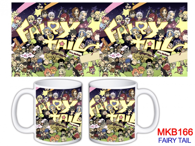 Fairy tail Anime color printing ceramic mug cup price for 5 pcs MKB-166