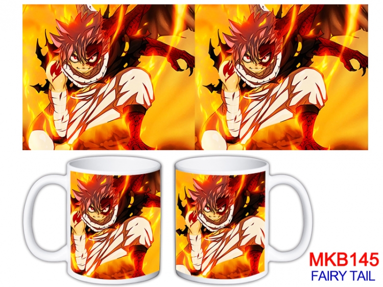 Fairy tail Anime color printing ceramic mug cup price for 5 pcs MKB-145