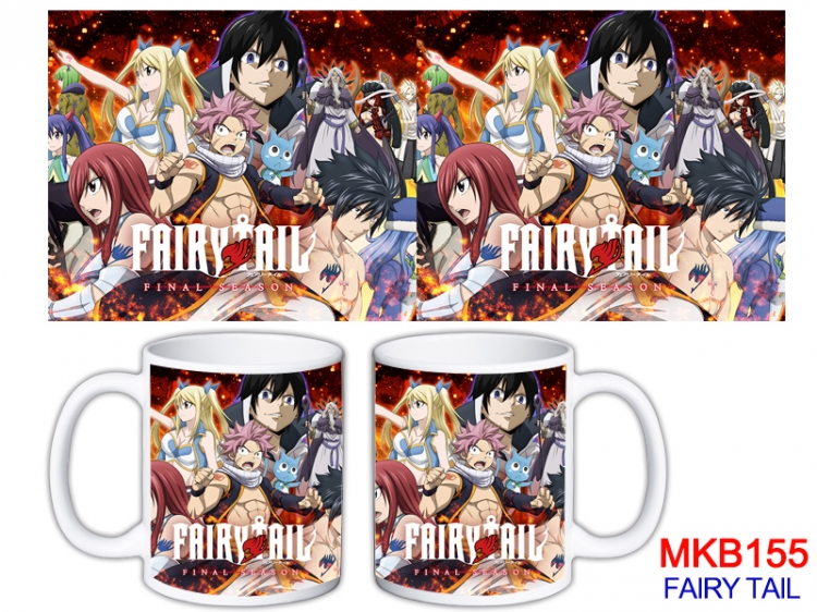 Fairy tail Anime color printing ceramic mug cup price for 5 pcs MKB-155