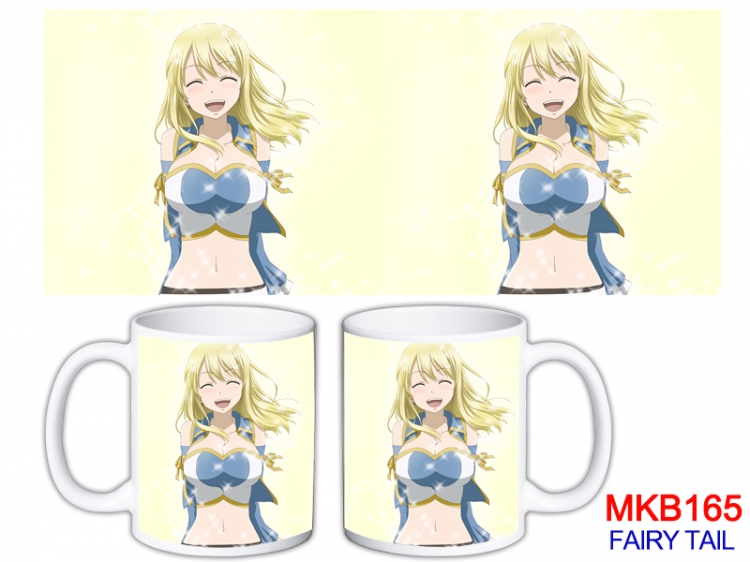 Fairy tail Anime color printing ceramic mug cup price for 5 pcs MKB-165