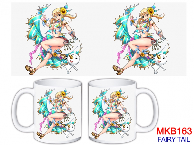 Fairy tail Anime color printing ceramic mug cup price for 5 pcs MKB-163
