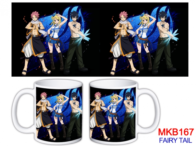Fairy tail Anime color printing ceramic mug cup price for 5 pcs MKB-167