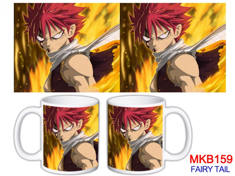 Fairy tail Anime color printing ceramic mug cup price for 5 pcs  MKB-159
