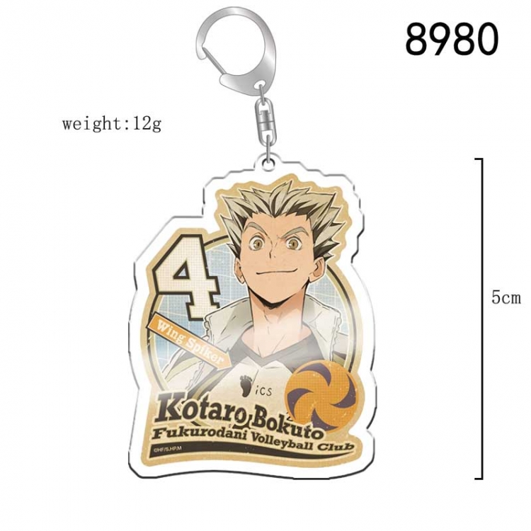 Haikyuu!! Anime acrylic Key Chain  price for 5 pcs 8980