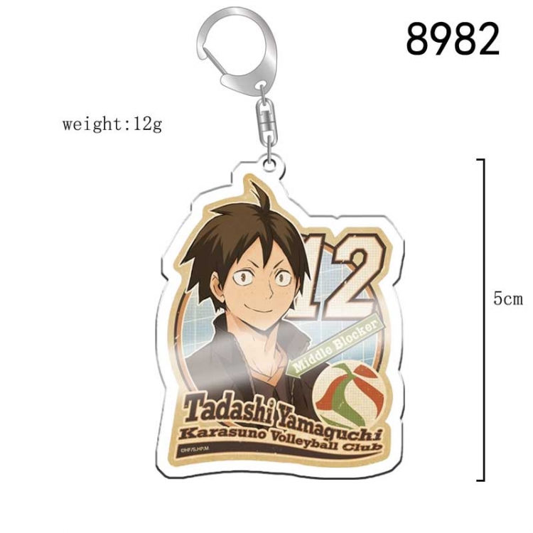 Haikyuu!! Anime acrylic Key Chain  price for 5 pcs 8982