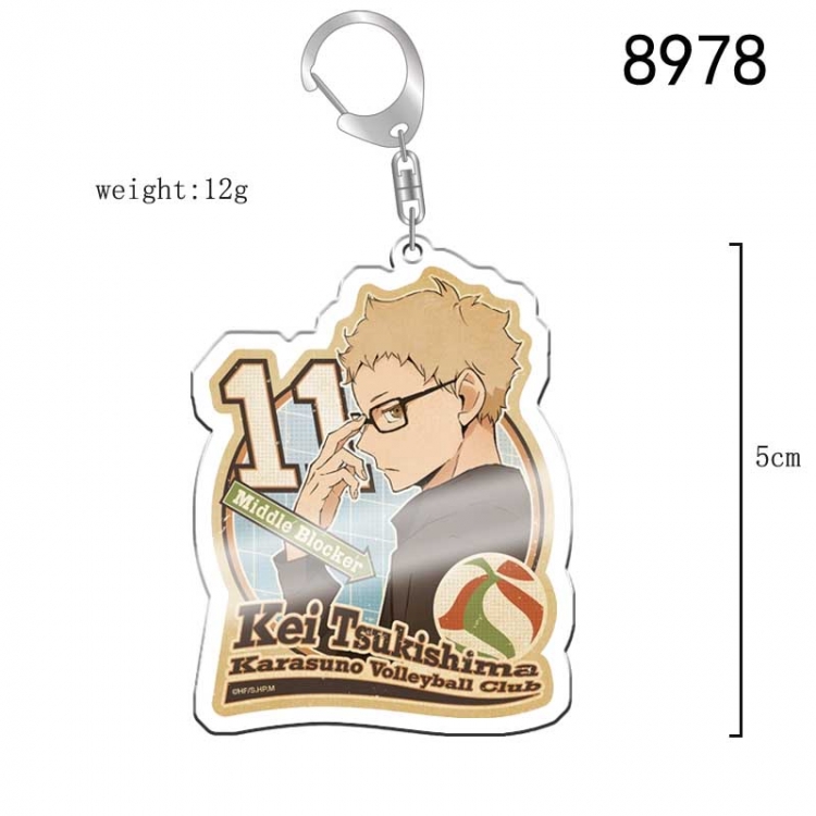 Haikyuu!! Anime acrylic Key Chain  price for 5 pcs 8978