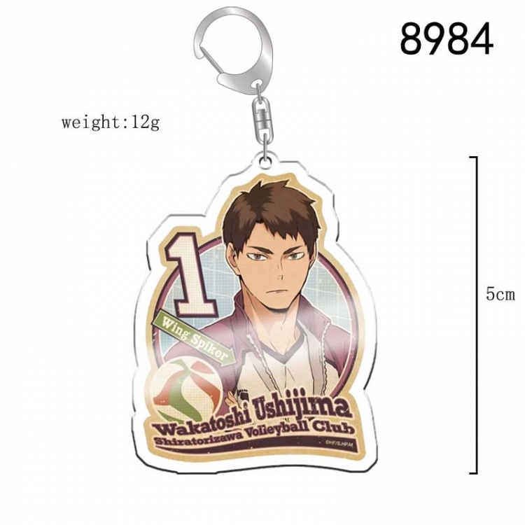 Haikyuu!! Anime acrylic Key Chain  price for 5 pcs 8984