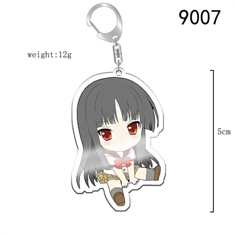 Is this a zombie? Anime acrylic Key Chain  price for 5 pcs 9007