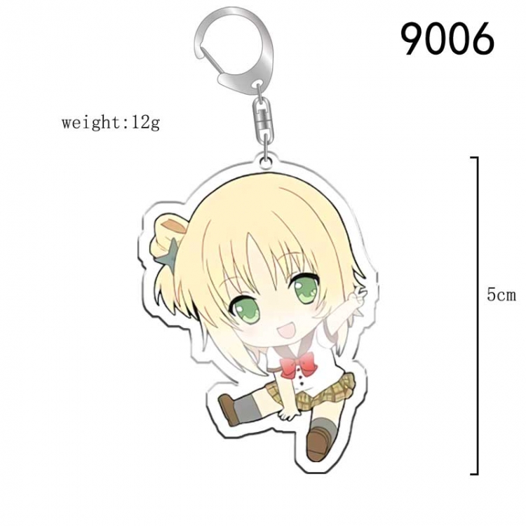 Is this a zombie? Anime acrylic Key Chain  price for 5 pcs 9006