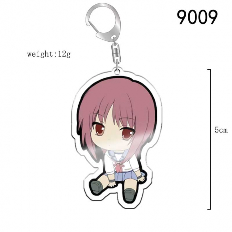 Angel Beats! Anime acrylic Key Chain  price for 5 pcs 9009