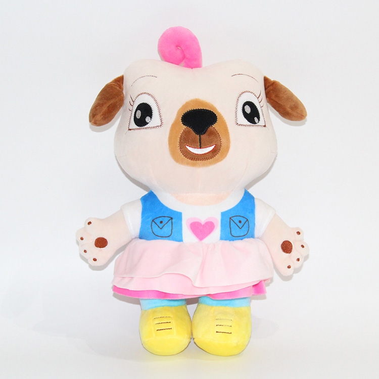 Cute pet zoo Crystal super soft pearl cotton plush doll toy   30cm