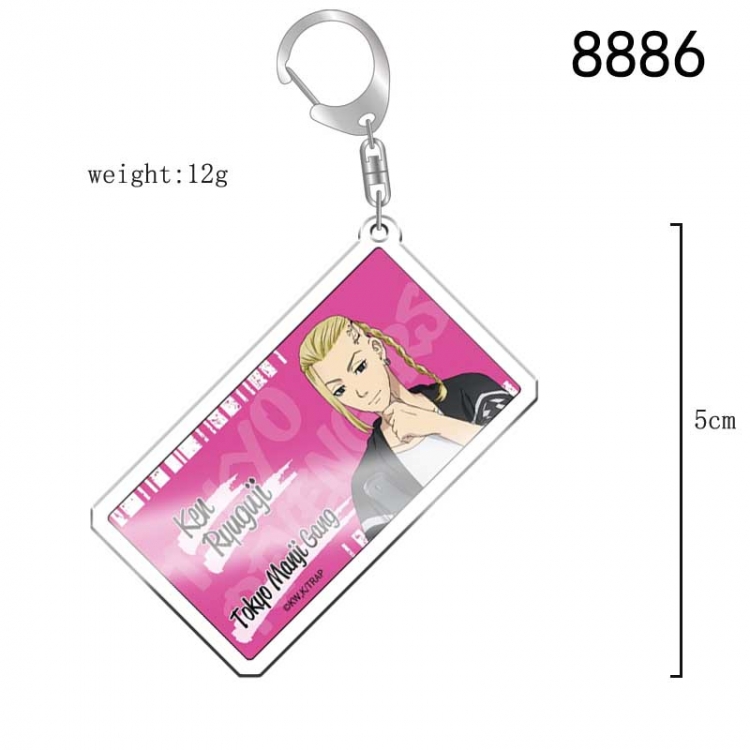 Tokyo Revengers Anime acrylic Key Chain  price for 5 pcs 8886