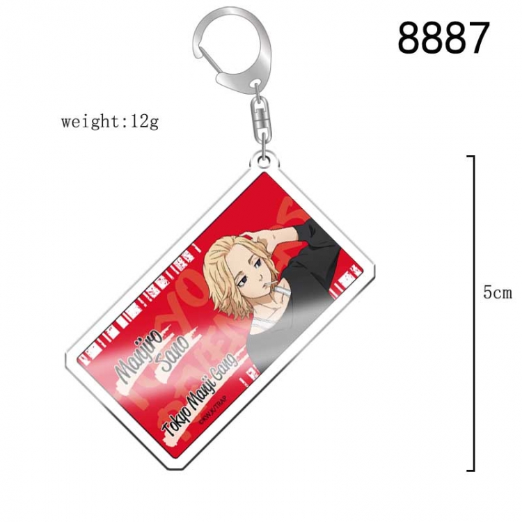 Tokyo Revengers Anime acrylic Key Chain  price for 5 pcs 8887