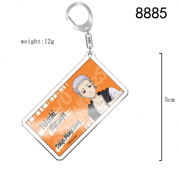 Tokyo Revengers Anime acrylic Key Chain  price for 5 pcs 8885