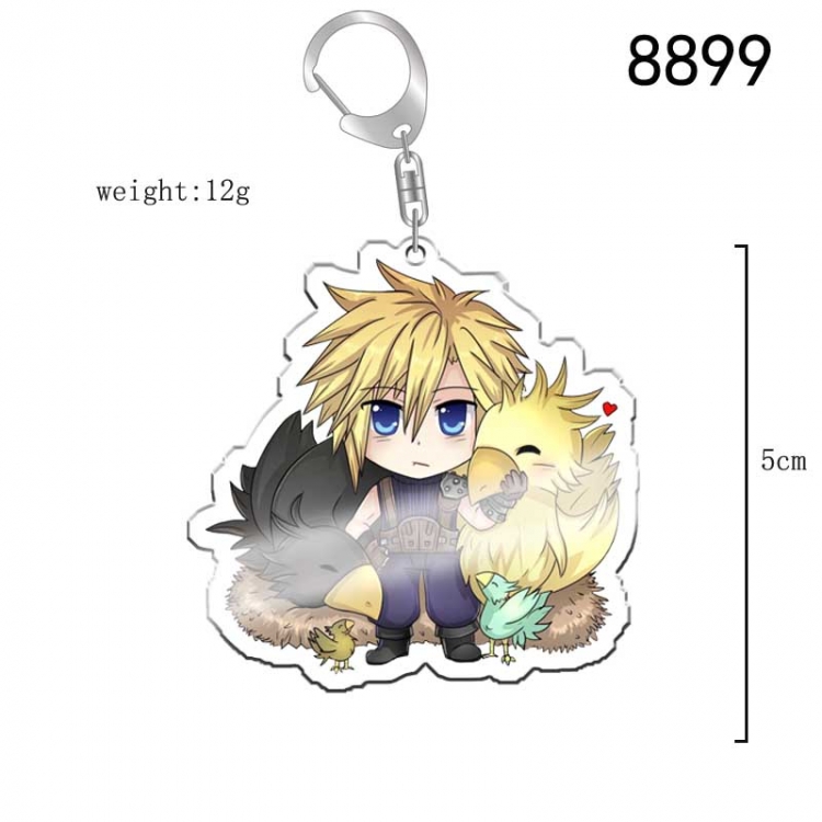 Final Fantasy Anime acrylic Key Chain  price for 5 pcs 8899