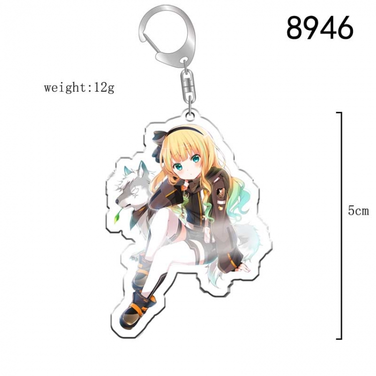 Is the order a rabbit? Anime acrylic Key Chain  price for 5 pcs 8946