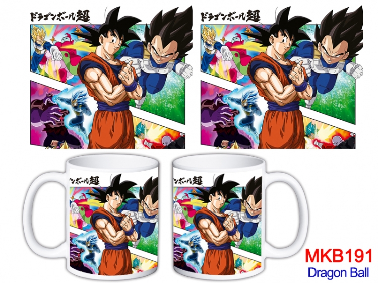 DRAGON BALL Anime color printing ceramic mug cup price for 5 pcs  MKB-191