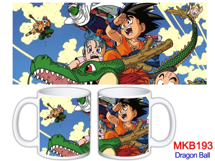 DRAGON BALL Anime color printing ceramic mug cup price for 5 pcs MKB-193