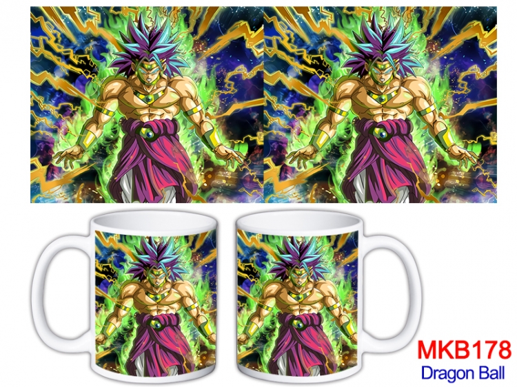 DRAGON BALL Anime color printing ceramic mug cup price for 5 pcs MKB-178