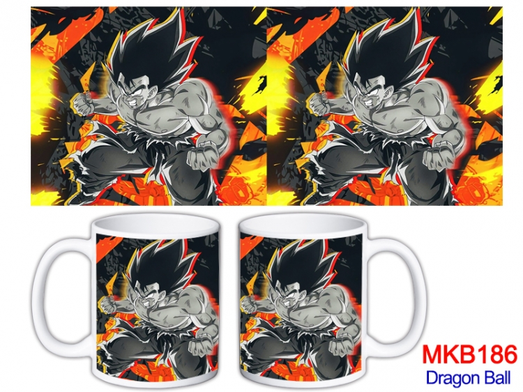 DRAGON BALL Anime color printing ceramic mug cup price for 5 pcs MKB-186