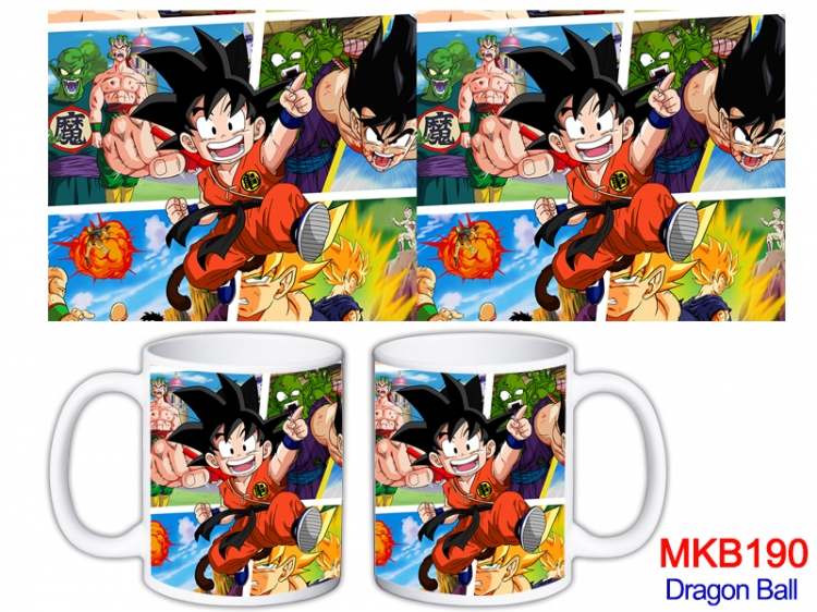 DRAGON BALL Anime color printing ceramic mug cup price for 5 pcs MKB-190