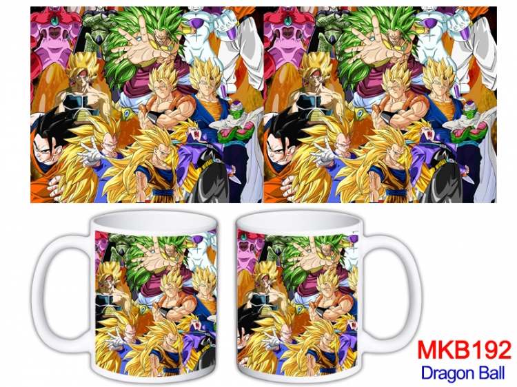 DRAGON BALL Anime color printing ceramic mug cup price for 5 pcs MKB-192