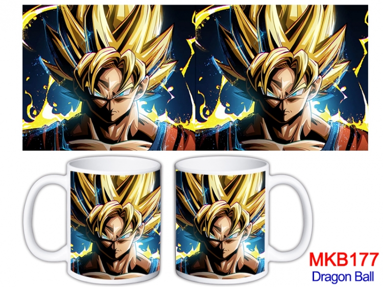 DRAGON BALL Anime color printing ceramic mug cup price for 5 pcs MKB-177