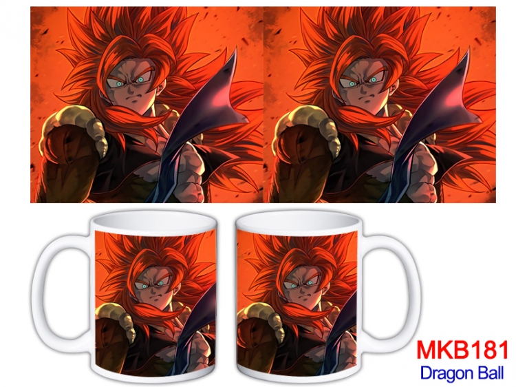 DRAGON BALL Anime color printing ceramic mug cup price for 5 pcs MKB-181