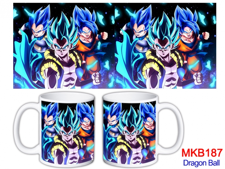 DRAGON BALL Anime color printing ceramic mug cup price for 5 pcs  MKB-187