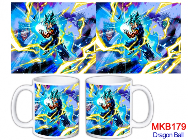 DRAGON BALL Anime color printing ceramic mug cup price for 5 pcs MKB-179