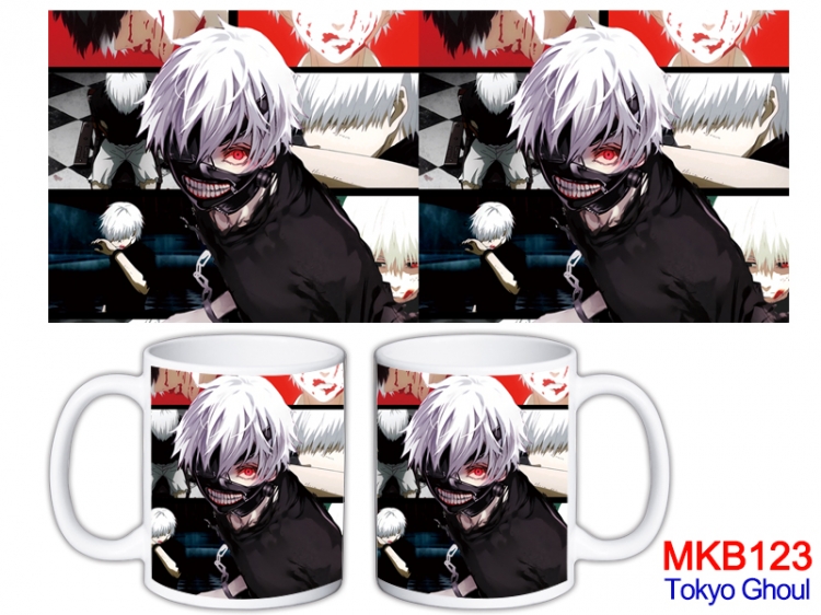 Tokyo Ghoul Anime color printing ceramic mug cup price for 5 pcs MKB-123