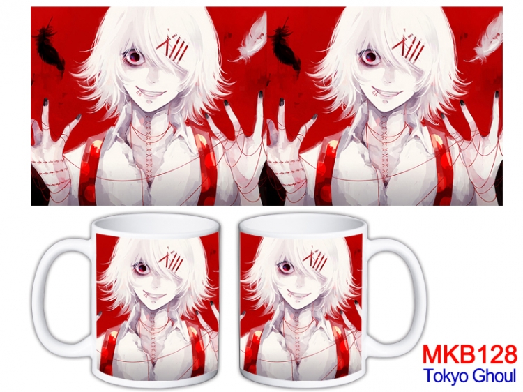 Tokyo Ghoul Anime color printing ceramic mug cup price for 5 pcs MKB-128