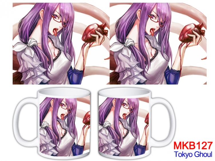 Tokyo Ghoul Anime color printing ceramic mug cup price for 5 pcs  MKB-127