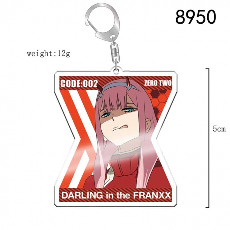 DARLING in the FRANX Anime acrylic Key Chain  price for 5 pcs 8950