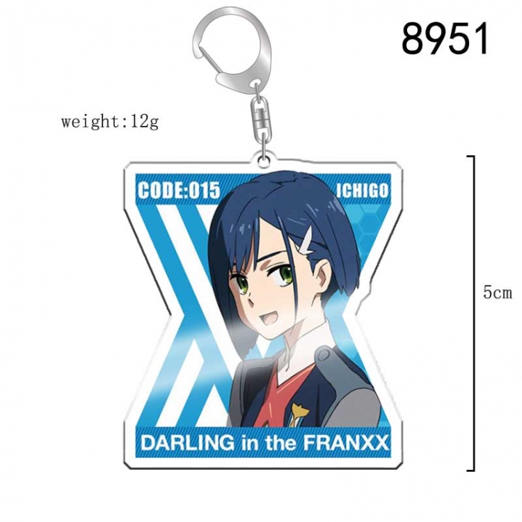 DARLING in the FRANX Anime acrylic Key Chain  price for 5 pcs 8951