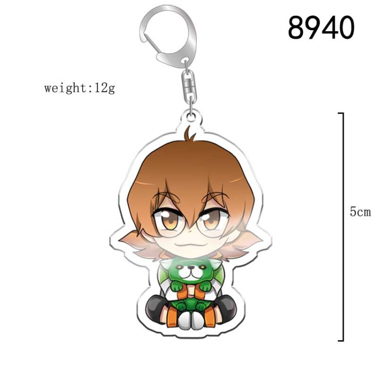 Voltron: Defender of the Universe  Anime acrylic Key Chain  price for 5 pcs 8940