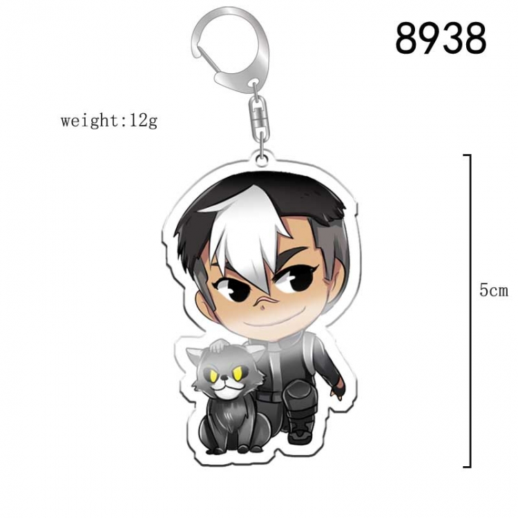 Voltron: Defender of the Universe  Anime acrylic Key Chain  price for 5 pcs 8938