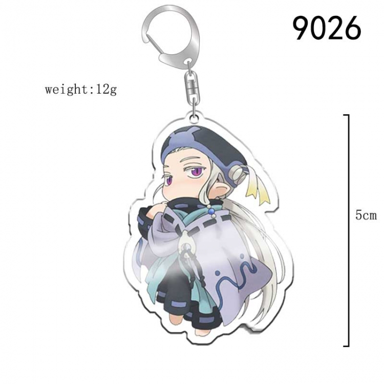 Little bit of the fairy forest Anime acrylic Key Chain  price for 5 pcs 9026