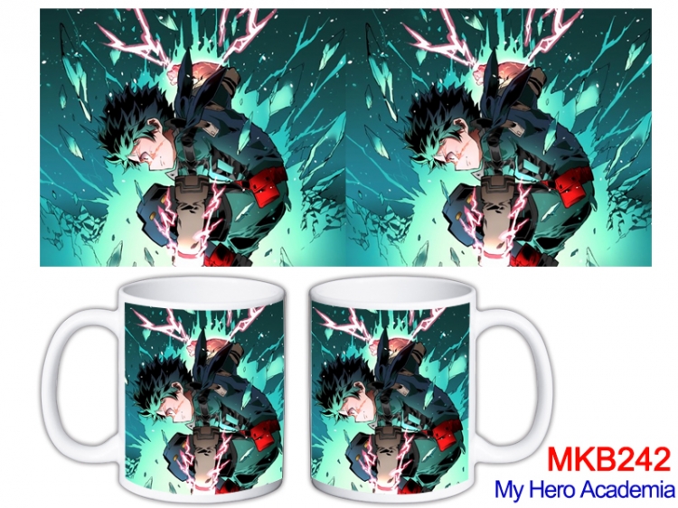 My Hero Academia Anime color printing ceramic mug cup price for 5 pcs  MKB-242