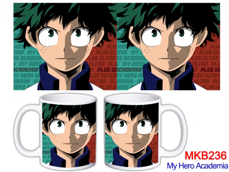 My Hero Academia Anime color printing ceramic mug cup price for 5 pcs  MKB-236