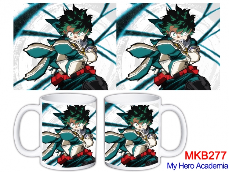 My Hero Academia Anime color printing ceramic mug cup price for 5 pcs MKB-277