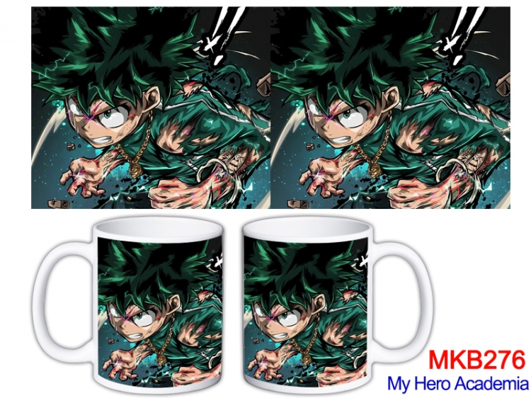 My Hero Academia Anime color printing ceramic mug cup price for 5 pcs MKB-276